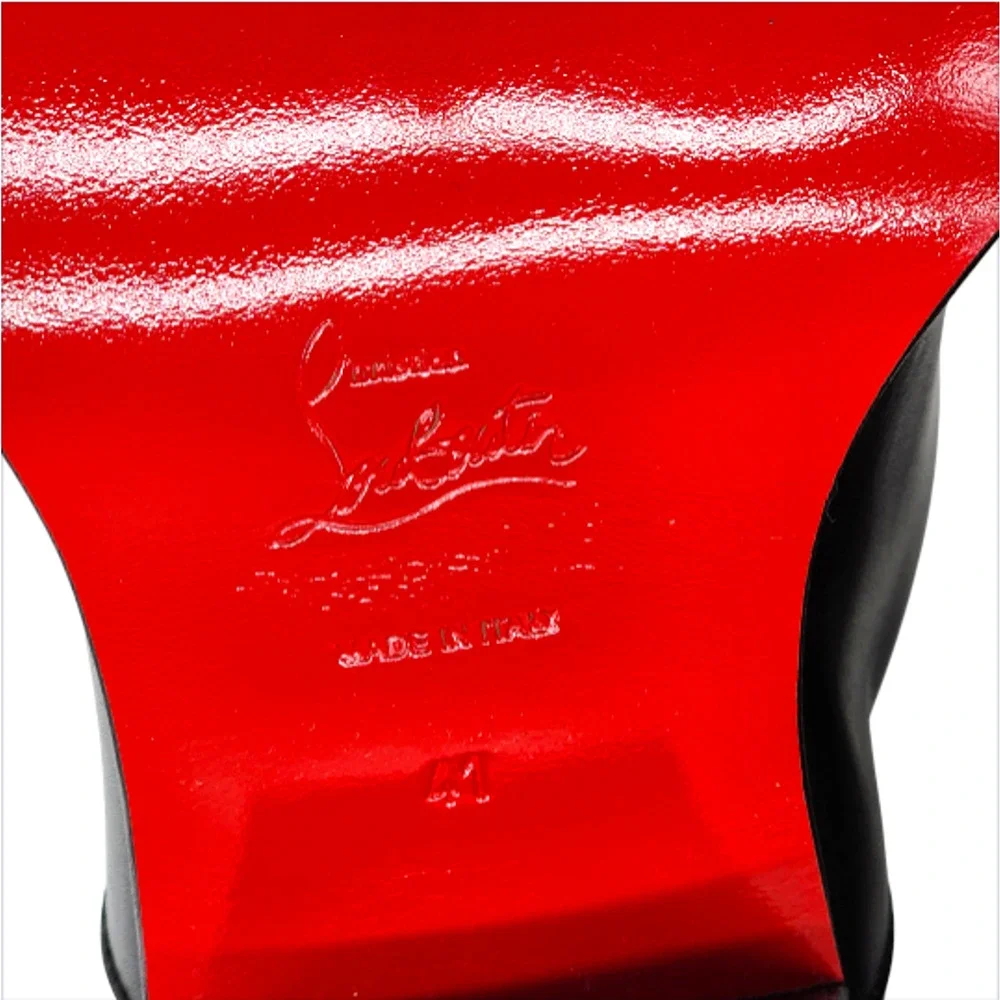 Christian Louboutin Cheliviss Meteor Leather Oxford Shoes EU 41 US 8 - $2695